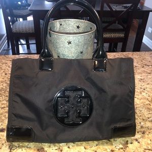Tory Burch Ella Patent Nylon Tote